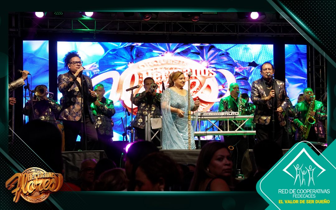 La Red de Cooperativas FEDECACES celebra el talento salvadoreño junto a los Hermanos Flores.
