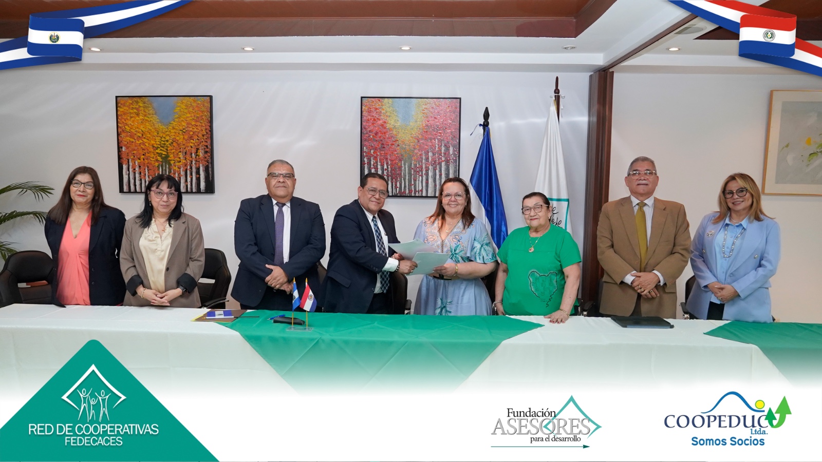FEDECACES y COOPEDUC Ltda de Paraguay firman Convenio de Cooperación Institucional
