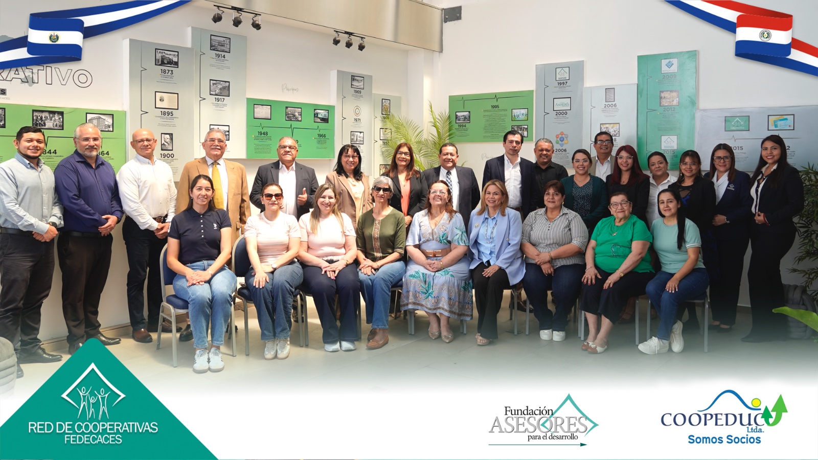 FEDECACES organiza recorrido oficial por la visita de Cooperativa Multiactiva de Ahorro y Crédito, Consumo, Producción y Servicios de Educadores Rurales San Cristóbal Limitada (COOPEDUC Ltda) de Paraguay